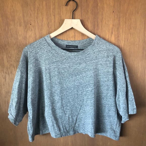 Day Space Night Crop Football Tee - Picture 2 of 4